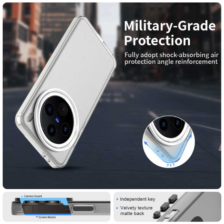 For vivo X200 Candy PC Hybrid TPU Shockproof Phone Case