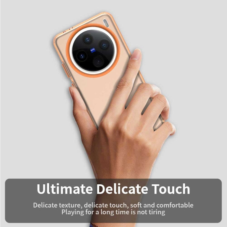 For vivo X200 Candy PC Hybrid TPU Shockproof Phone Case
