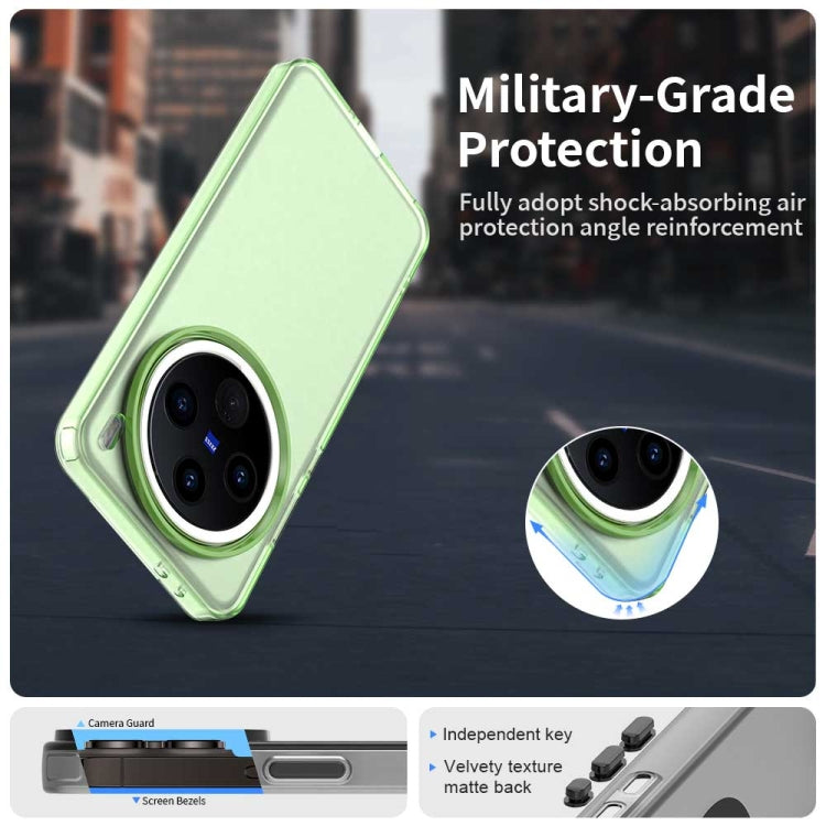 For vivo X200 Candy PC Hybrid TPU Shockproof Phone Case