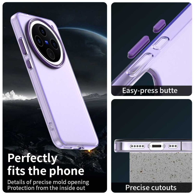 For vivo X200 Candy PC Hybrid TPU Shockproof Phone Case