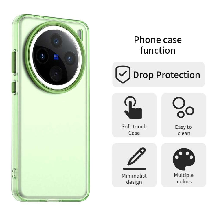 For vivo X200 Pro Candy PC Hybrid TPU Shockproof Phone Case