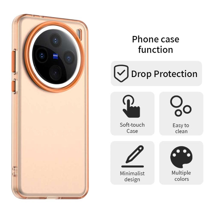 For vivo X200 Pro mini Candy PC Hybrid TPU Shockproof Phone Case