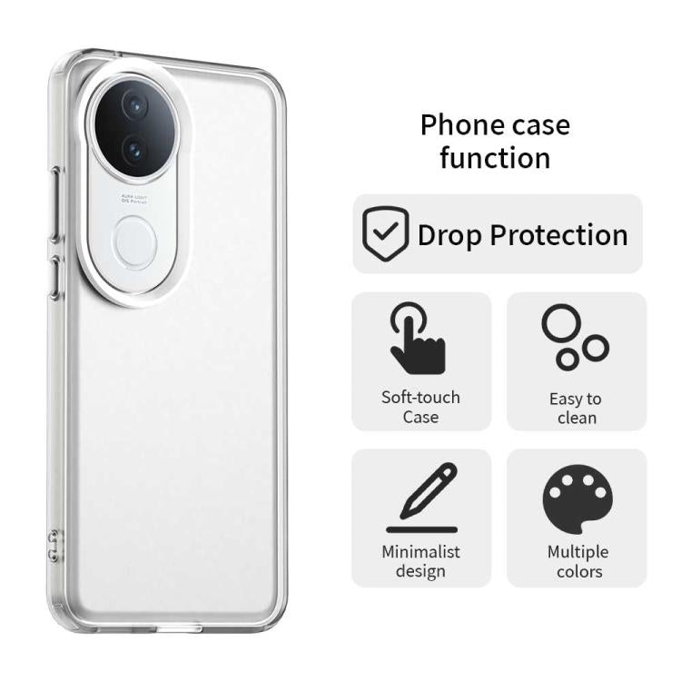 For vivo S20 5G Candy PC Hybrid TPU Shockproof Phone Case