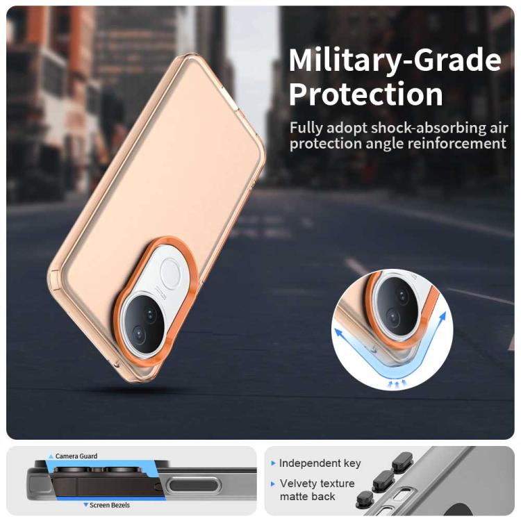 For vivo S20 5G Candy PC Hybrid TPU Shockproof Phone Case