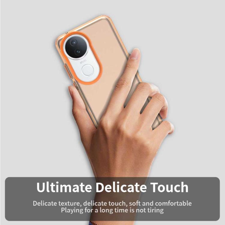 For vivo S20 5G Candy PC Hybrid TPU Shockproof Phone Case
