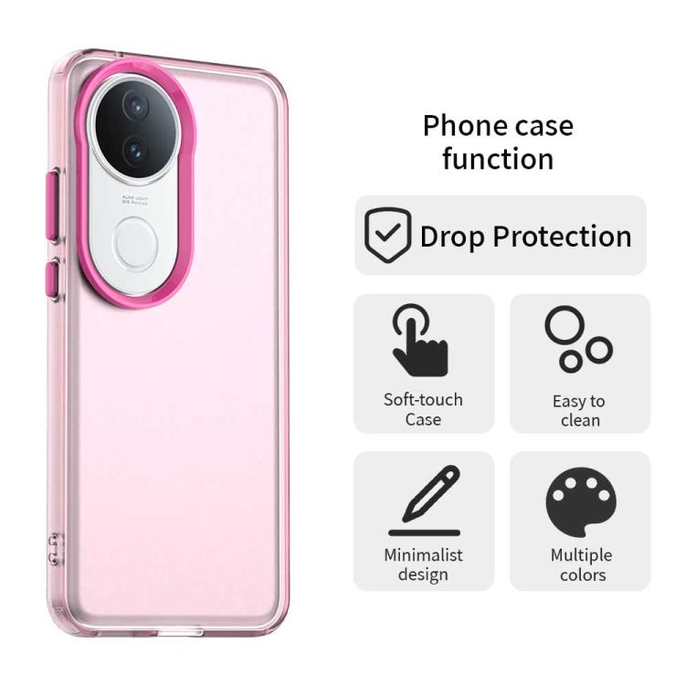For vivo S20 5G Candy PC Hybrid TPU Shockproof Phone Case