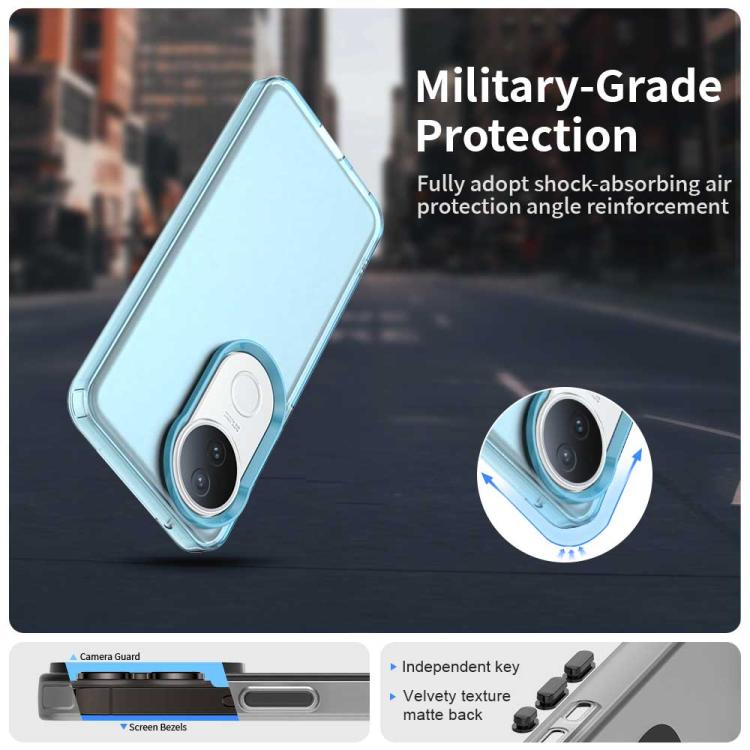 For vivo S20 5G Candy PC Hybrid TPU Shockproof Phone Case