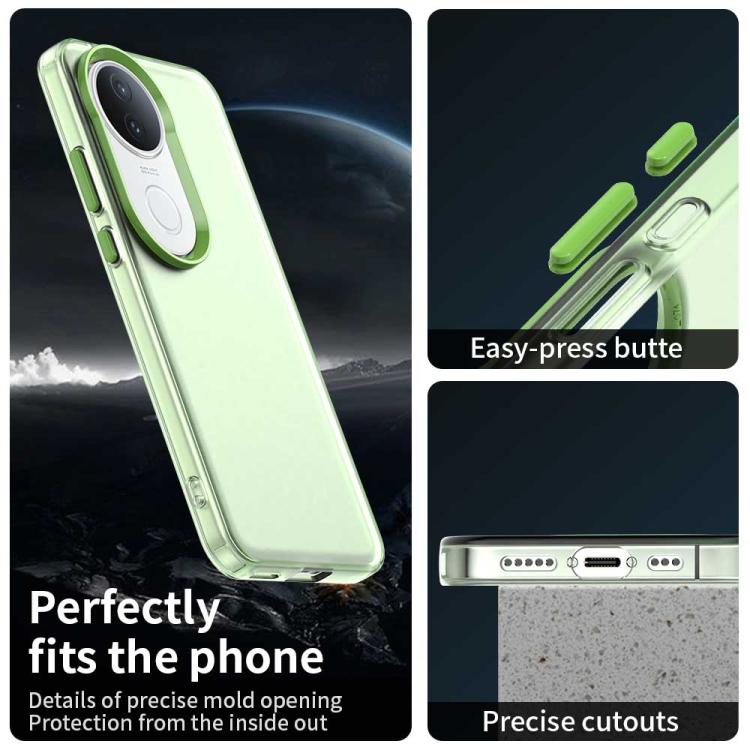 For vivo S20 5G Candy PC Hybrid TPU Shockproof Phone Case