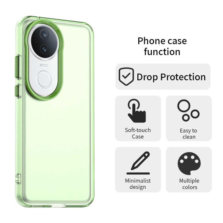 For vivo S20 5G Candy PC Hybrid TPU Shockproof Phone Case