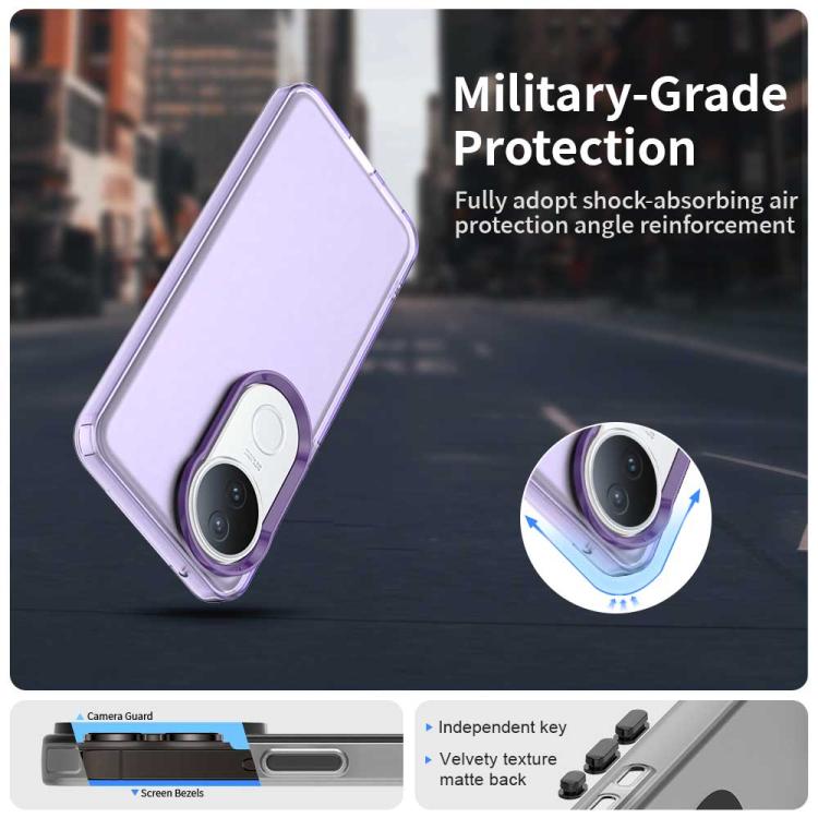 For vivo S20 5G Candy PC Hybrid TPU Shockproof Phone Case