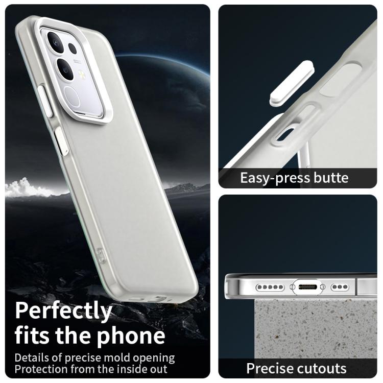 For vivo Y29 4G Candy PC Hybrid TPU Shockproof Phone Case
