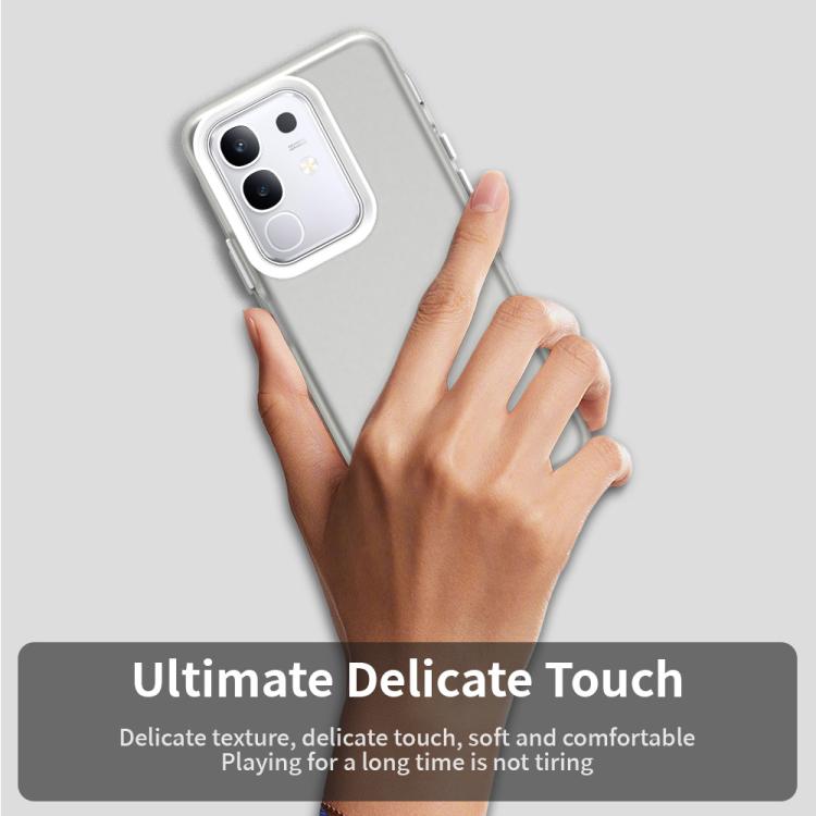 For vivo Y29 4G Candy PC Hybrid TPU Shockproof Phone Case