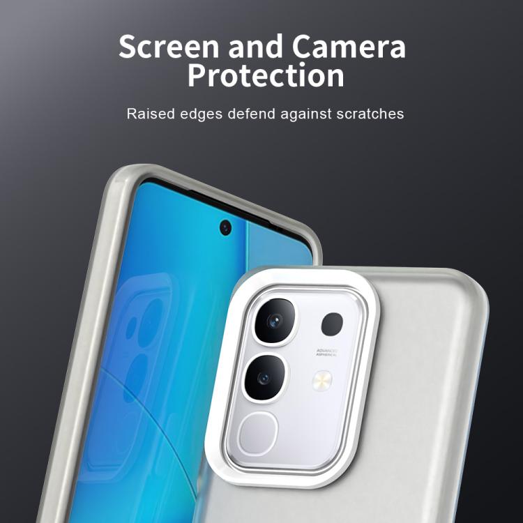 For vivo Y29 4G Candy PC Hybrid TPU Shockproof Phone Case