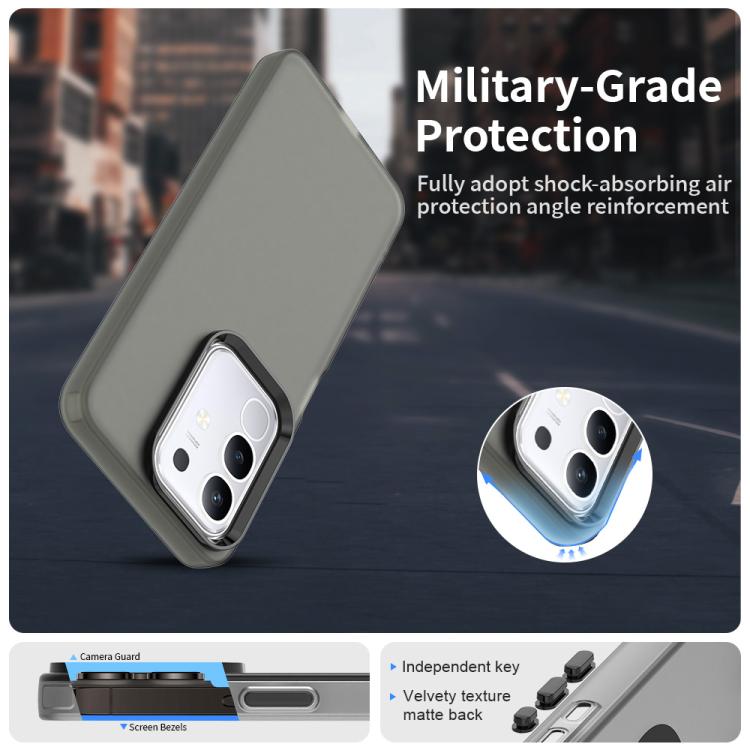 For vivo Y29 4G Candy PC Hybrid TPU Shockproof Phone Case
