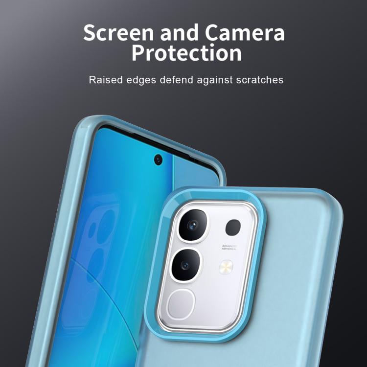 For vivo Y29 4G Candy PC Hybrid TPU Shockproof Phone Case