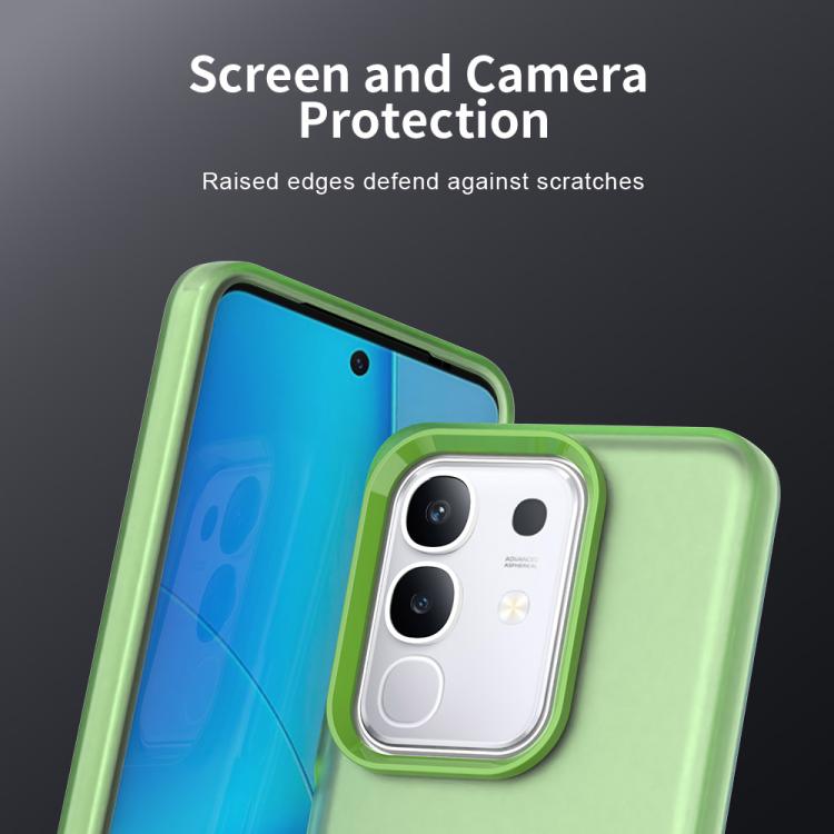 For vivo Y29 4G Candy PC Hybrid TPU Shockproof Phone Case