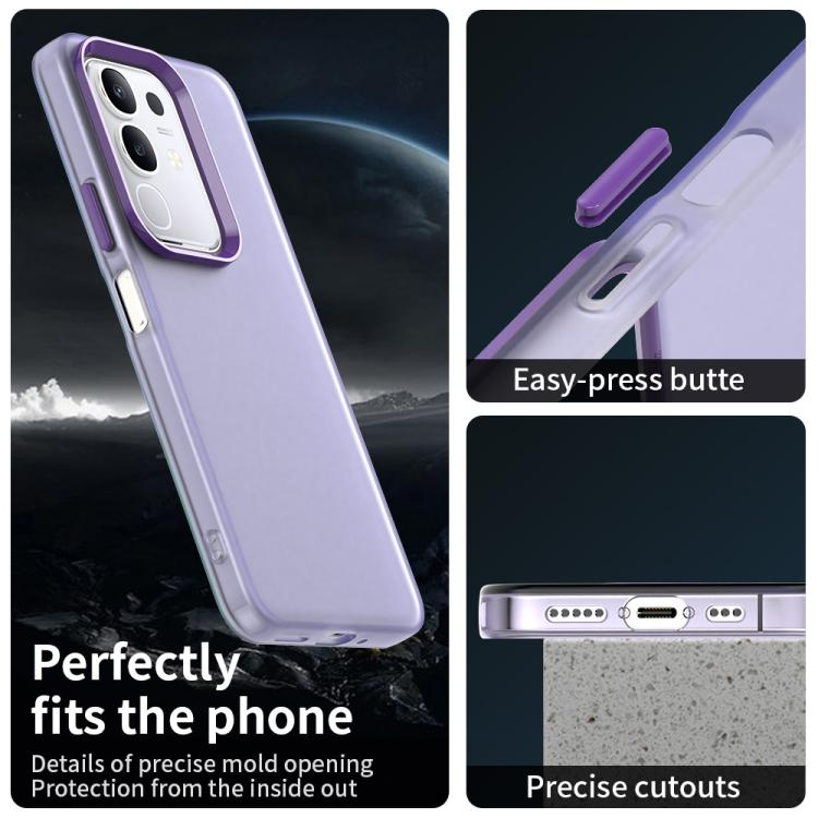 For vivo Y29 4G Candy PC Hybrid TPU Shockproof Phone Case