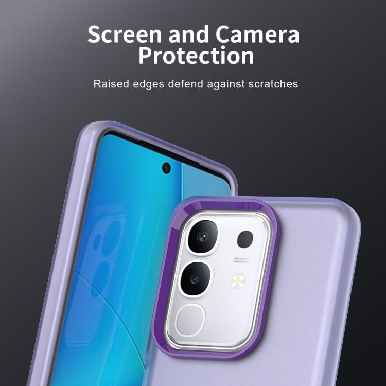For vivo Y29 4G Candy PC Hybrid TPU Shockproof Phone Case