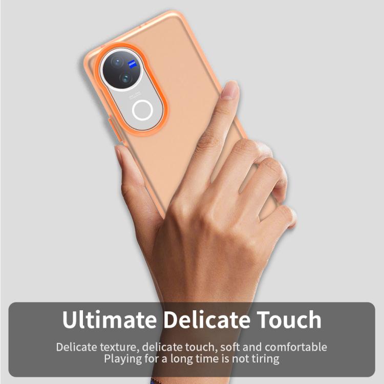 For vivo V50 Candy PC Hybrid TPU Shockproof Phone Case