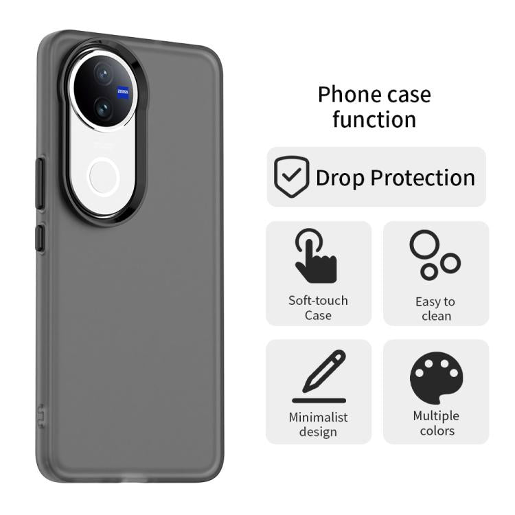 For vivo V50 Candy PC Hybrid TPU Shockproof Phone Case