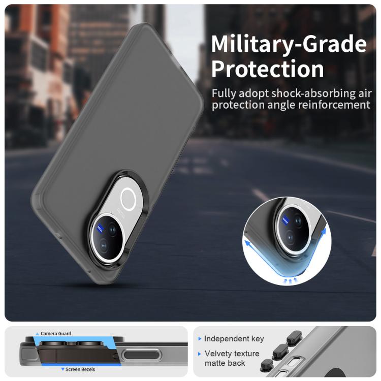 For vivo V50 Candy PC Hybrid TPU Shockproof Phone Case