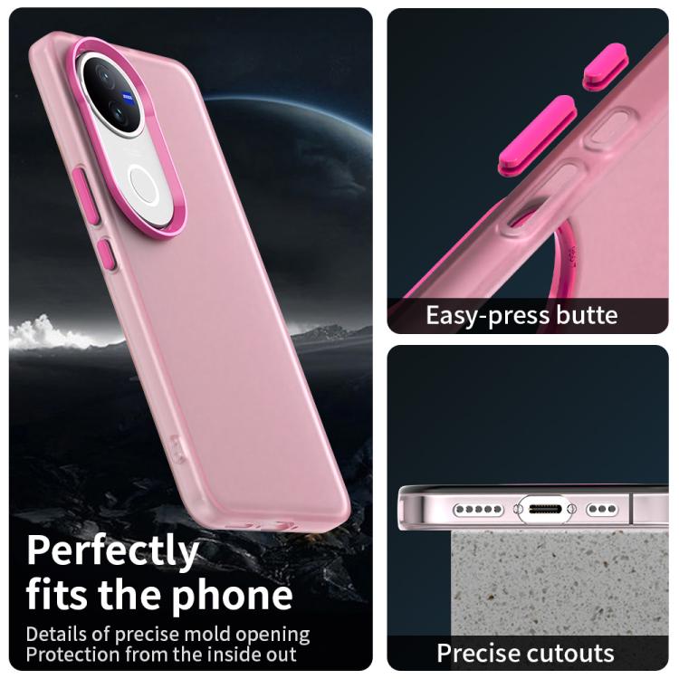 For vivo V50 Candy PC Hybrid TPU Shockproof Phone Case