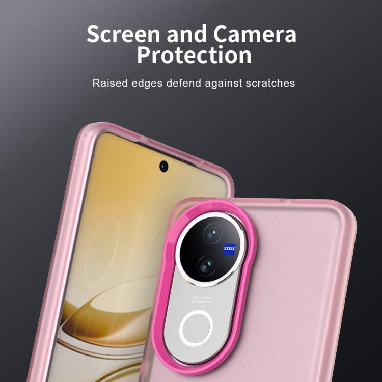 For vivo V50 Candy PC Hybrid TPU Shockproof Phone Case