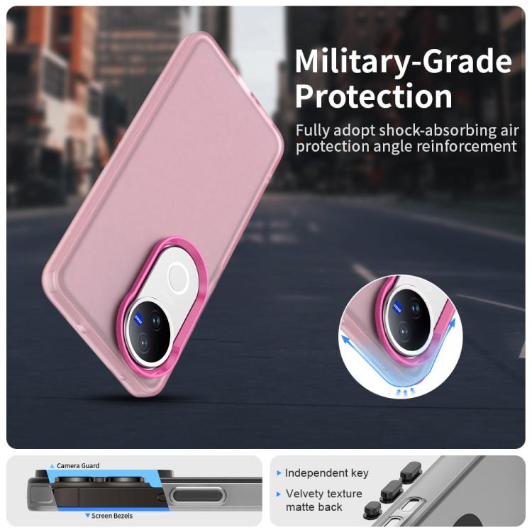 For vivo V50 Candy PC Hybrid TPU Shockproof Phone Case