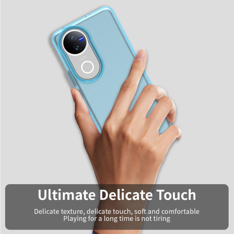 For vivo V50 Candy PC Hybrid TPU Shockproof Phone Case