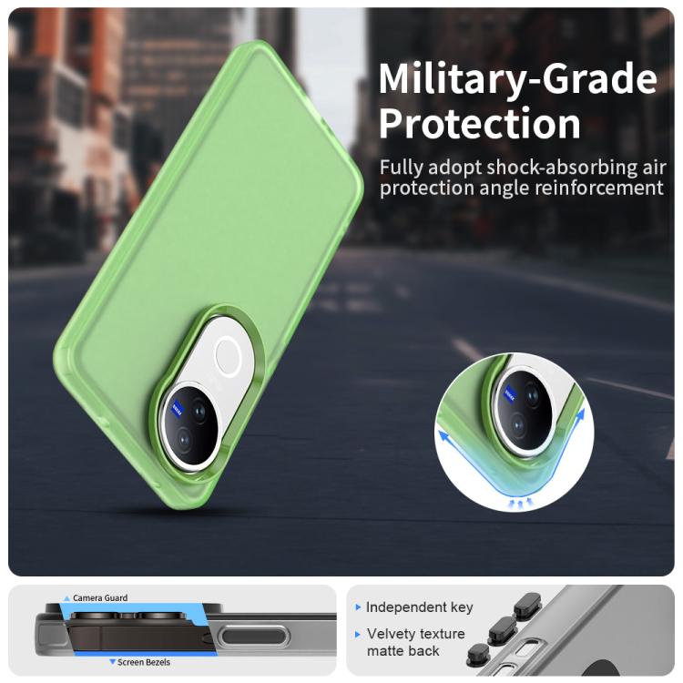 For vivo V50 Candy PC Hybrid TPU Shockproof Phone Case