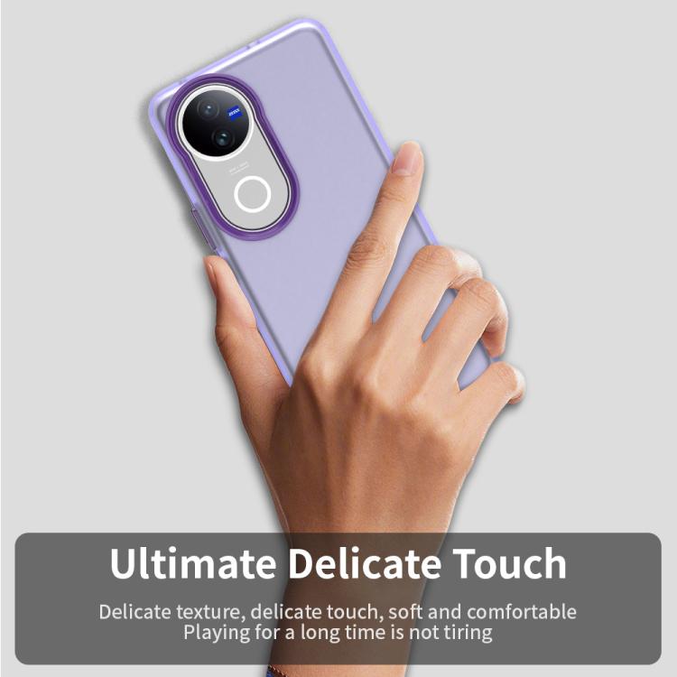 For vivo V50 Candy PC Hybrid TPU Shockproof Phone Case