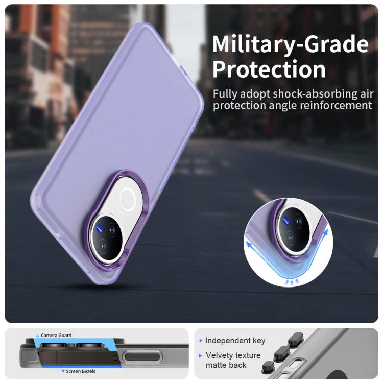 For vivo V50 Candy PC Hybrid TPU Shockproof Phone Case
