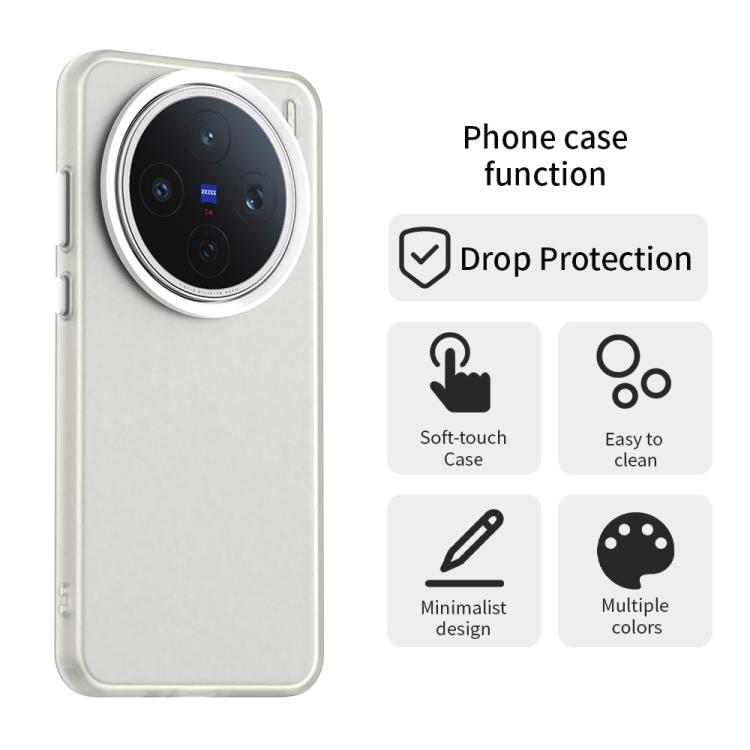 For vivo X200s Candy PC Hybrid TPU Shockproof Phone Case