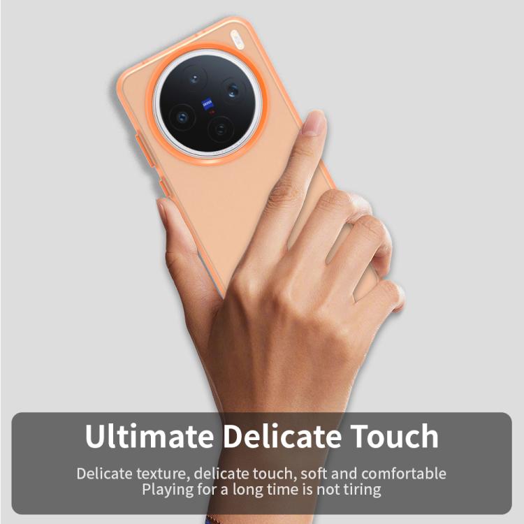 For vivo X200s Candy PC Hybrid TPU Shockproof Phone Case