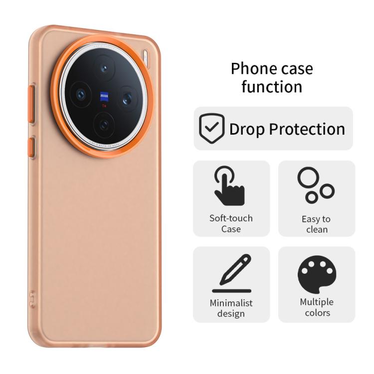 For vivo X200s Candy PC Hybrid TPU Shockproof Phone Case