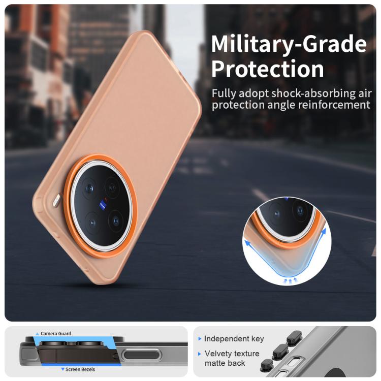 For vivo X200s Candy PC Hybrid TPU Shockproof Phone Case