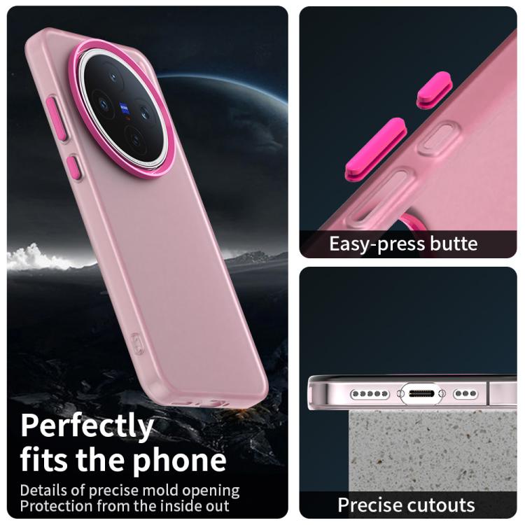 For vivo X200s Candy PC Hybrid TPU Shockproof Phone Case