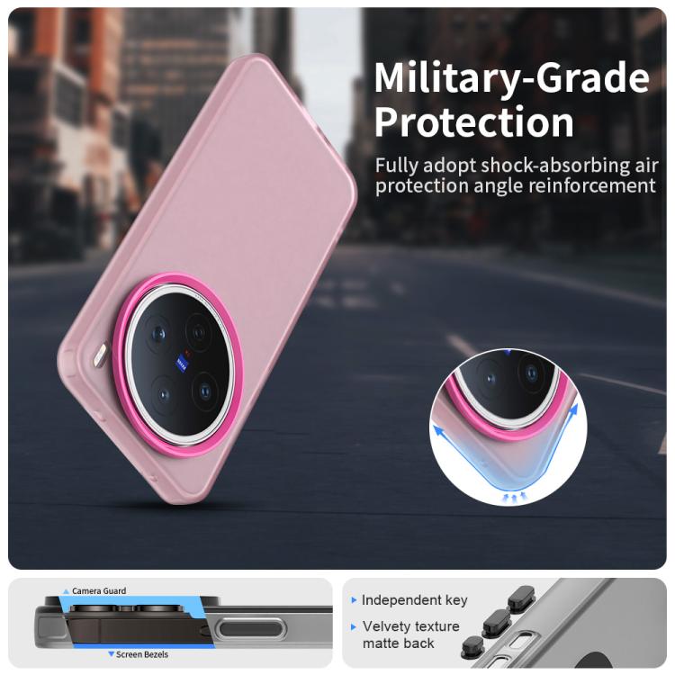 For vivo X200s Candy PC Hybrid TPU Shockproof Phone Case