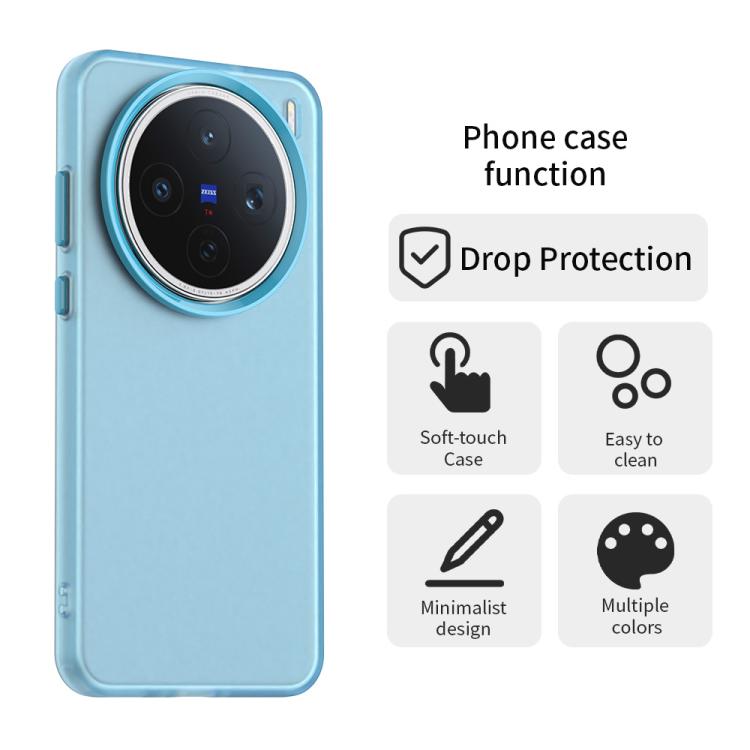 For vivo X200s Candy PC Hybrid TPU Shockproof Phone Case