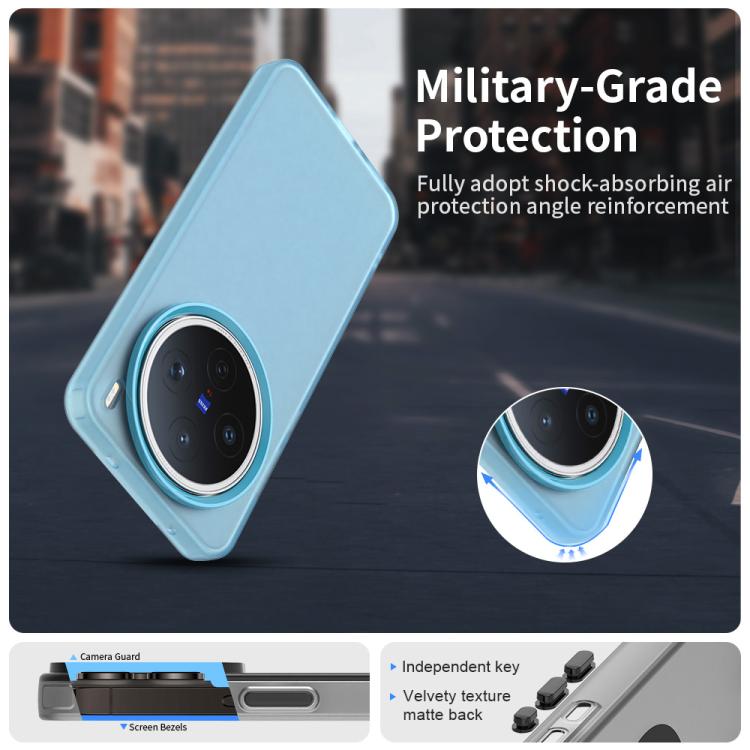 For vivo X200s Candy PC Hybrid TPU Shockproof Phone Case