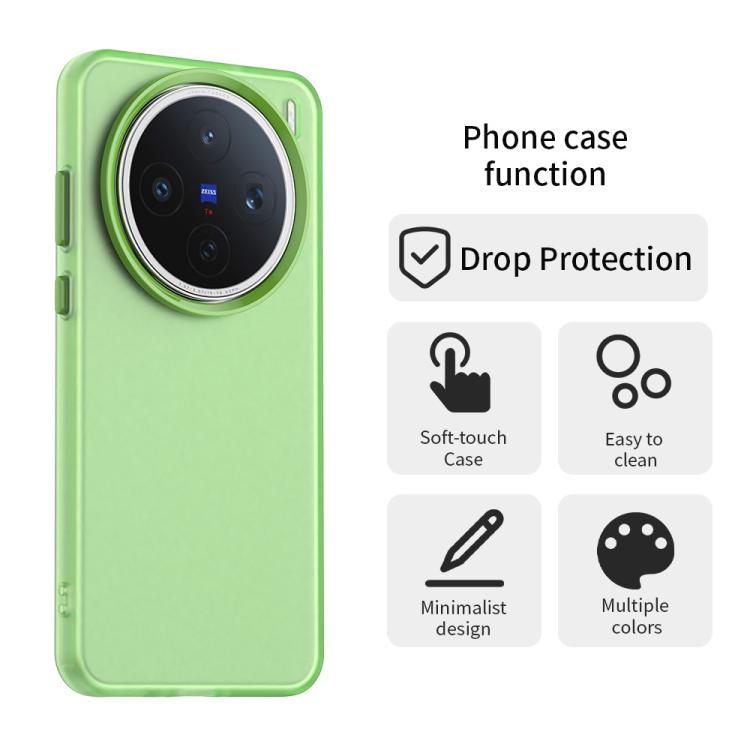 For vivo X200s Candy PC Hybrid TPU Shockproof Phone Case