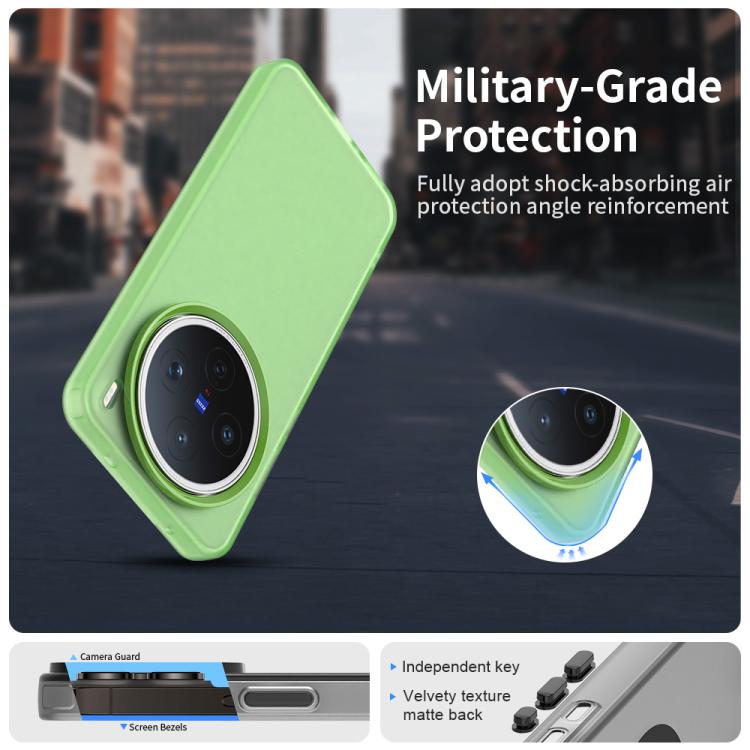 For vivo X200s Candy PC Hybrid TPU Shockproof Phone Case