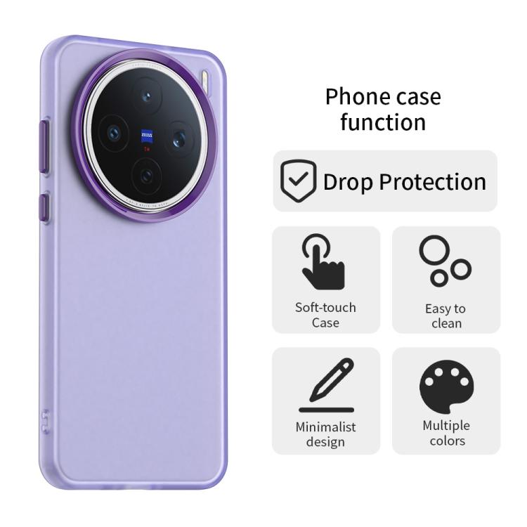 For vivo X200s Candy PC Hybrid TPU Shockproof Phone Case