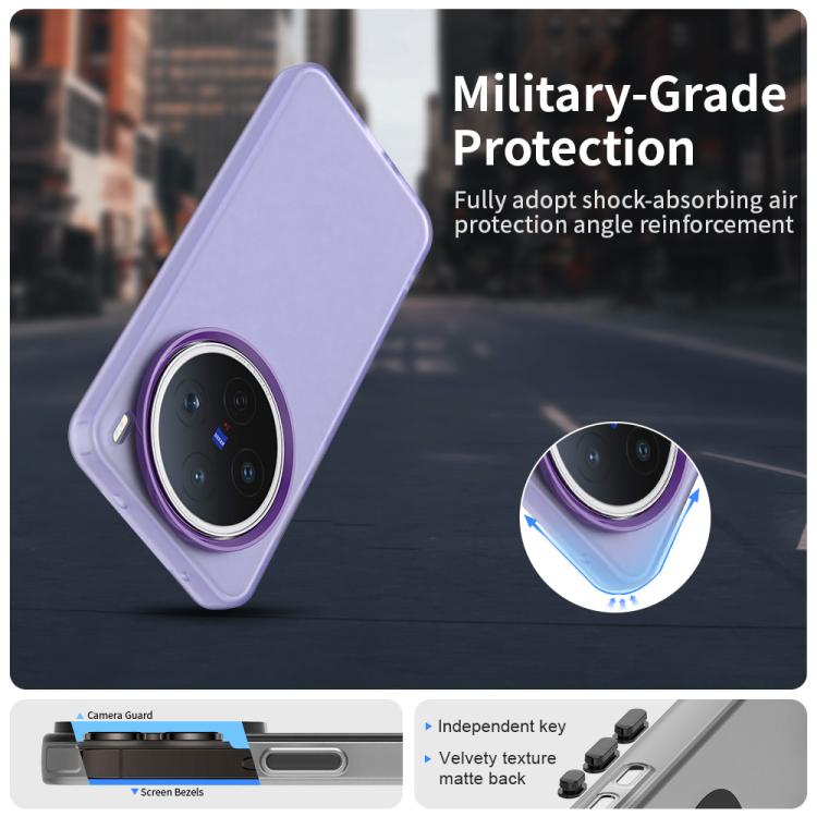 For vivo X200s Candy PC Hybrid TPU Shockproof Phone Case