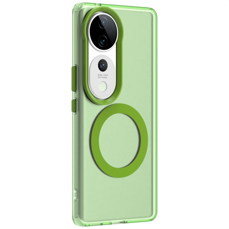 For vivo V40 5G Candy Magsafe PC Hybrid TPU Phone Case