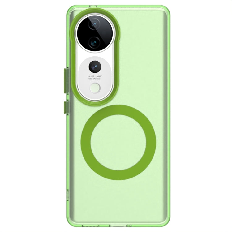 For vivo V40 Pro 5G Candy Magsafe PC Hybrid TPU Phone Case