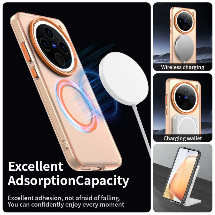 For vivo X200 Candy Magsafe PC Hybrid TPU Phone Case