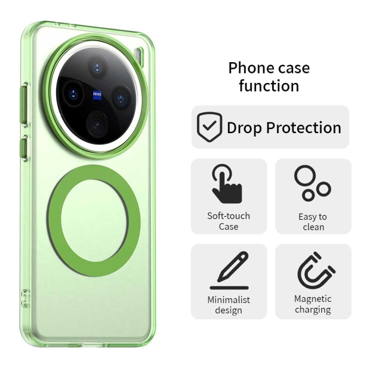 For vivo X200 Candy Magsafe PC Hybrid TPU Phone Case