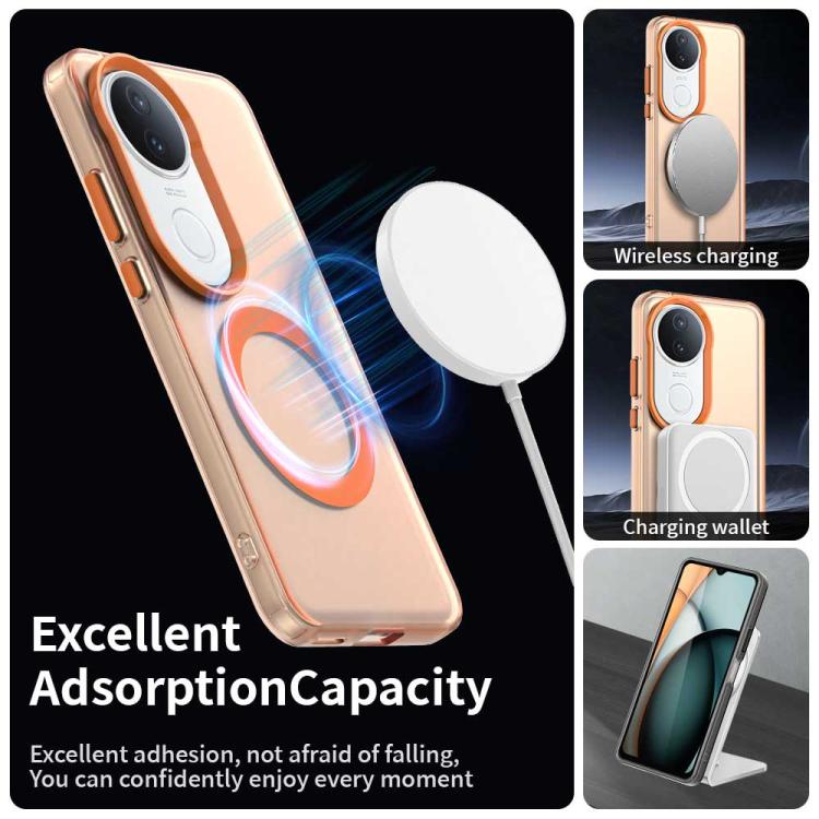 For vivo S20 5G Candy Magsafe PC Hybrid TPU Phone Case