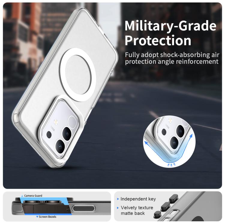 For vivo Y29 4G Candy Magsafe PC Hybrid TPU Phone Case